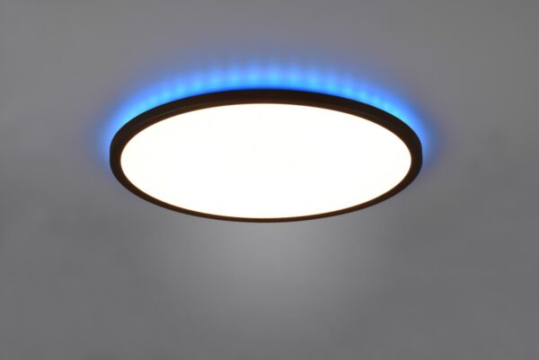 Trio R64371932 Svíttidlo Aureo LED Stropní svítidlo s ovladačem | RGB | Variabilní | 30W | Černá