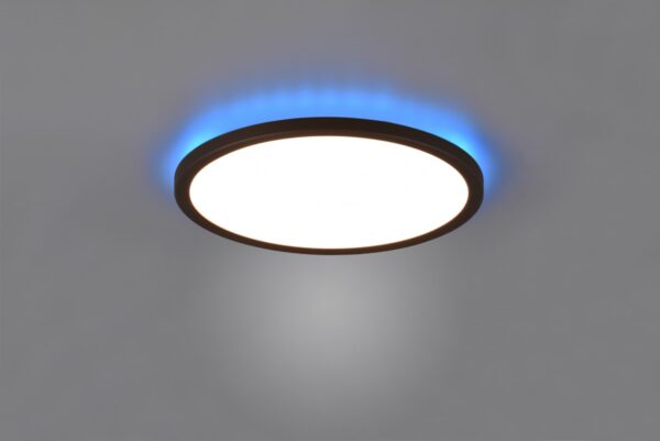 Trio R64371132 Aureo LED Stropní svítidlo s ovladačem | RGB | Variabilní | 18W | Černá
