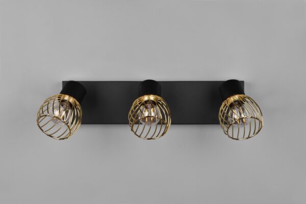 Trio R81383080 Ardon Přisazené stropní svítidlo | E14 | Černá