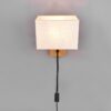 Trio 212870236 Nilam LED Dřevěné nástěnní svítidlo | Teplá bílá | 28W | Bílá