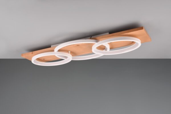 Trio 641110331 Barca LED Přisazené stropní svítidlo | Teplá bílá | 40W | Bílá