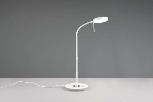 Trio 523310131 Monza LED Stmívatelná lampička | Variabilní | 12W | Bílá