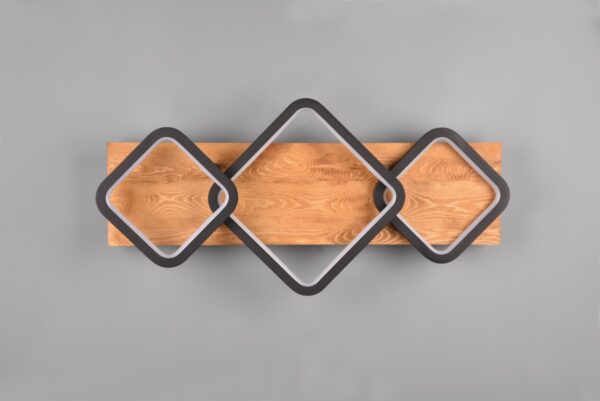 Trio 643210332 Rama LED Přisazené stropní svítidlo | Teplá bílá | 32W | Černá