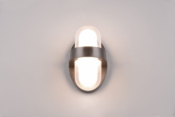 Trio R24256232 Limeira LED Nástěnné venkovní světlo | Teplá bílá | 3,5W | Černá