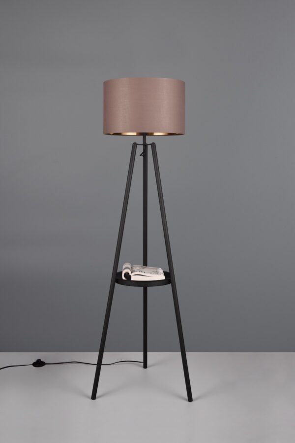 Trio R41561032 Colette Stojací lampa | E27 | Černá
