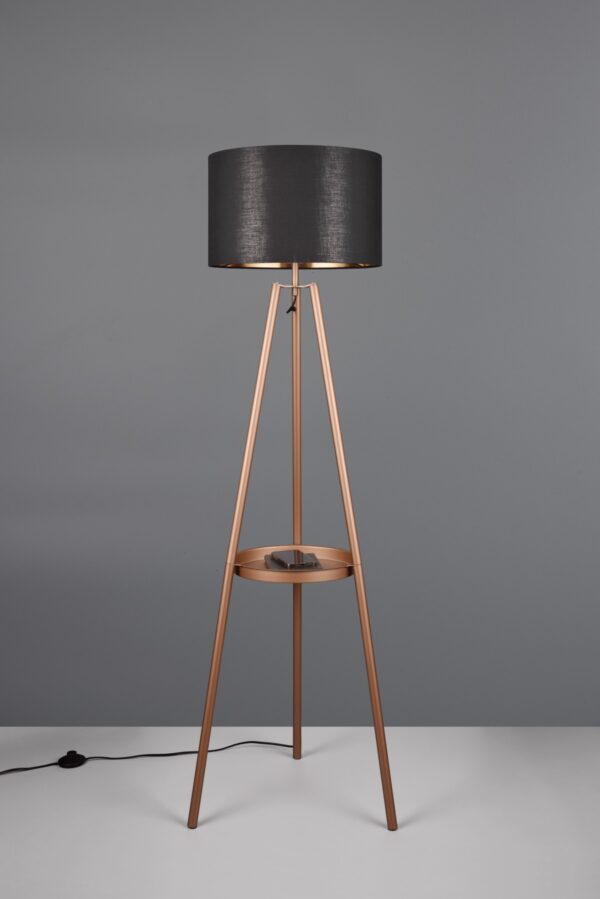 Trio R41561065 Colette Stojací lampa | E27 | Černá