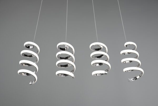 Trio R34184106 Laola LED Lustr | Přírodní bílá | 8W | Chrom | Kov