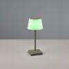 Trio R54126142 Sanchez LED Stmívatelná lampička | RGB | Variabilní | 21W | Černá