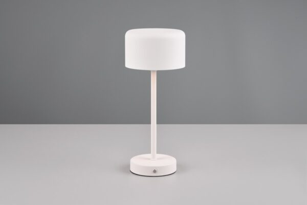 Trio R59151131 Jeff LED Dotyková stolní lampa | Teplá bílá | 15W | Bílá