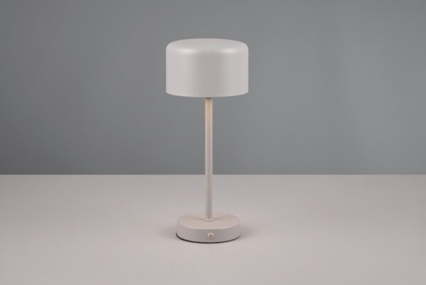 Trio R59151177 Jeff LED Dotyková stolní lampa | Teplá bílá | 15W | Šedá