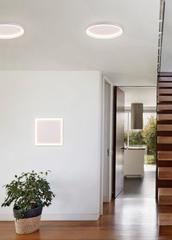 Trio R64502932 Rotonda LED Přisazené stropní svítidlo | Teplá bílá | 20W | Černá