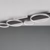 Trio 643810487 Madera LED Přisazené stropní svítidlo | Teplá bílá | 44W | Kov