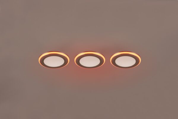 Trio 653610306 Argus LED Bodové svítidlo | RGB | Teplá bílá | 3X4W | Chrom | Kov