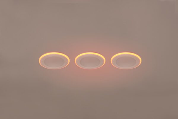 Trio 653610331 Argus LED Bodové svítidlo | RGB | Teplá bílá | 3X4W | Bílá