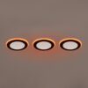 Trio 653610332 Argus LED Bodové svítidlo | RGB | Teplá bílá | 4W | Černá
