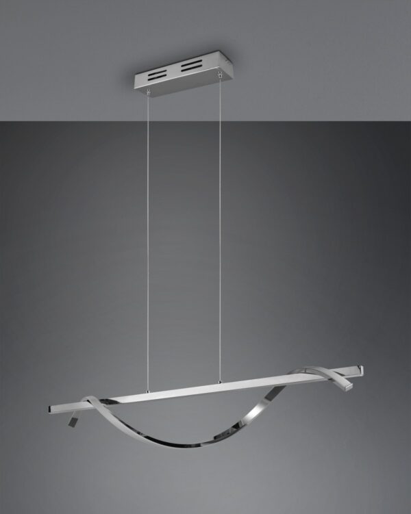 Trio R32201106 Isabel LED Lustr | Přírodní bílá | 26W | Chrom | Kov