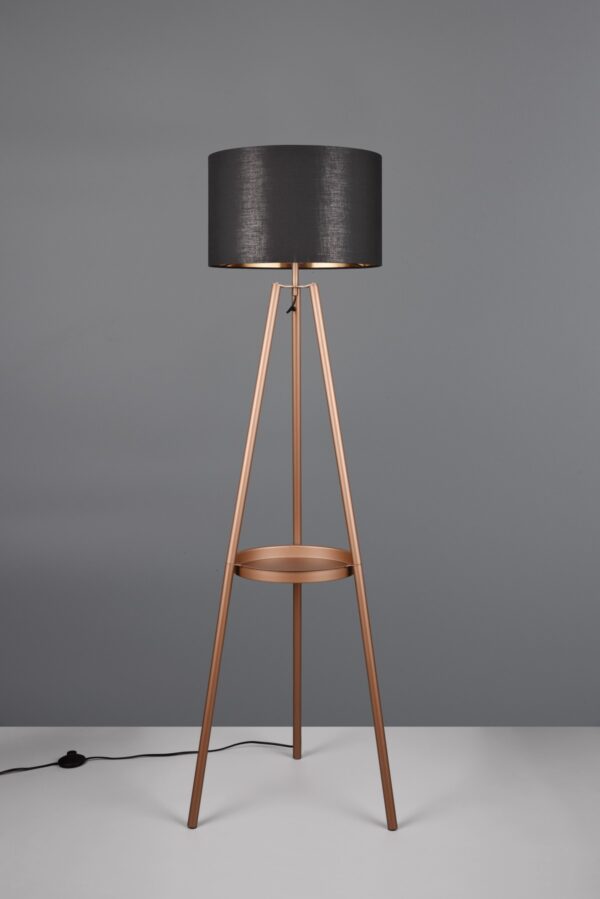 Trio R41561065 Colette Stojací lampa | E27 | Černá