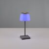 Trio R54126142 Sanchez LED Stmívatelná lampička | RGB | Variabilní | 21W | Černá