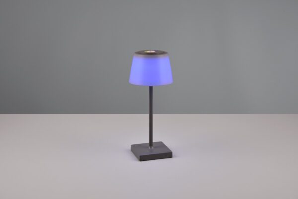 Trio R54126142 Sanchez LED Stmívatelná lampička | RGB | Variabilní | 21W | Černá