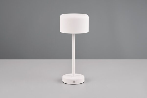 Trio R59151131 Jeff LED Dotyková stolní lampa | Teplá bílá | 15W | Bílá