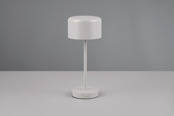 Trio R59151177 Jeff LED Dotyková stolní lampa | Teplá bílá | 15W | Šedá