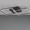 Trio R64492132 Trail LED Přisazené stropní svítidlo | Teplá bílá | 20W | Černá