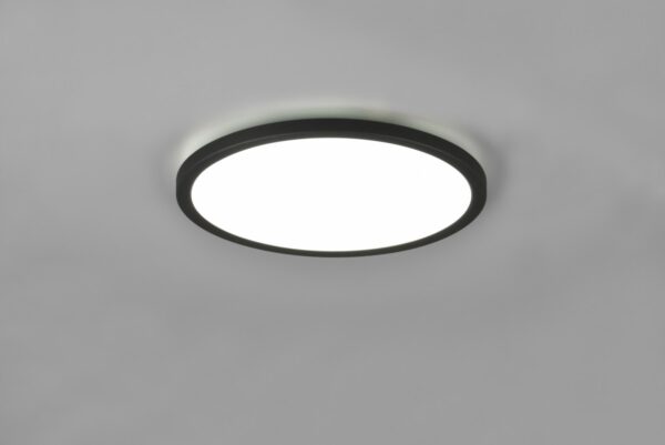 Trio R64371132 Aureo LED Stropní svítidlo s ovladačem | RGB | Variabilní | 18W | Černá