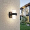 Trio R24266232 Limeira LED Nástěnné venkovní světlo | Teplá bílá | 3,5W | Černá
