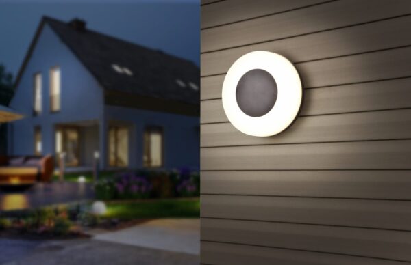 Trio R24246132 LED Nástěnné venkovní světlo | Variabilní | 14W | Černá