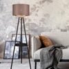 Trio R41561032 Colette Stojací lampa | E27 | Černá