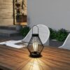 Trio R54046132 Merida LED Solární svítidlo | Teplá bílá | Černá
