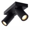 Lucide 09930/10/30 LED bodové svítidlo | Teplá bílá | 2x5W | Černá