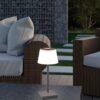 Trio R54126142 Sanchez LED Stmívatelná lampička | RGB | Variabilní | 21W | Černá