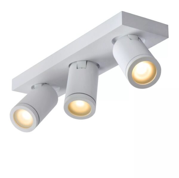 Lucide 09930/15/31 LED bodové svítidlo | Teplá bílá | 3x5W | Bílá