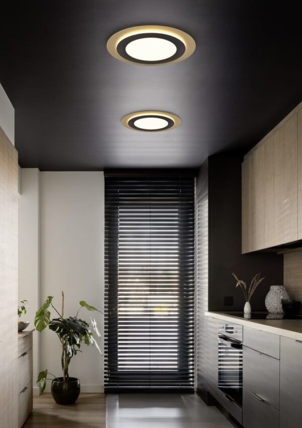 Trio 641519280   Morgan LED Přisazené stropní svítidlo | Variabilní | 42W | Černá