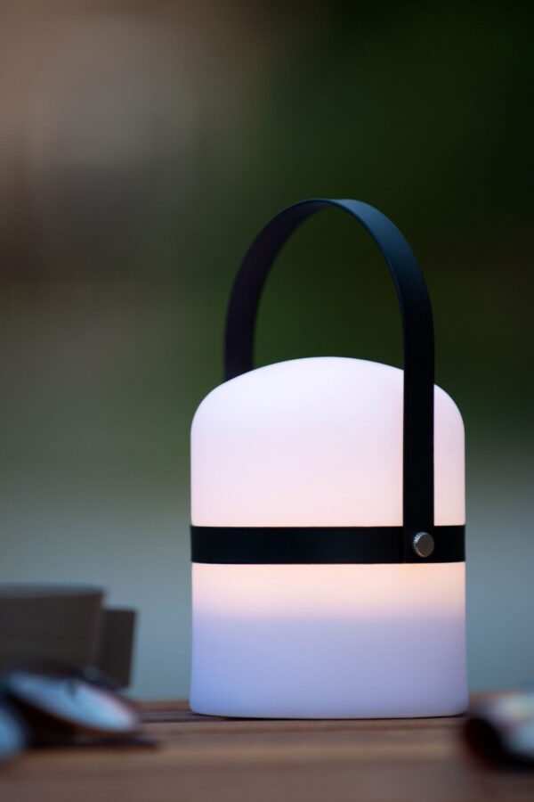 Lucide 06802/01/30 LED stolní lampička | Teplá bílá | Bílá | Černá | 0,3W | 4