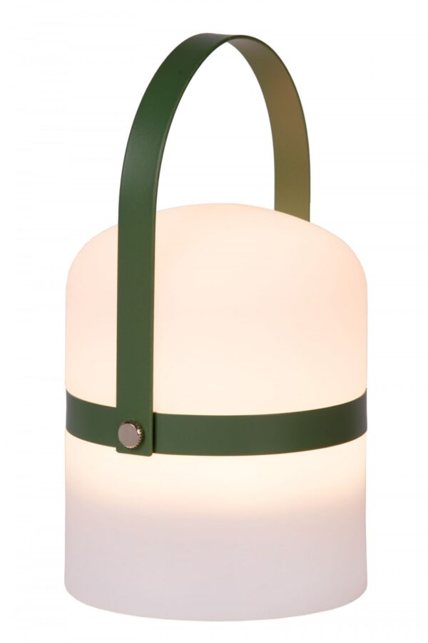 Lucide 06802/01/33 LED stolní lampička | Teplá bílá | Bílá | Zelená | 0,3W