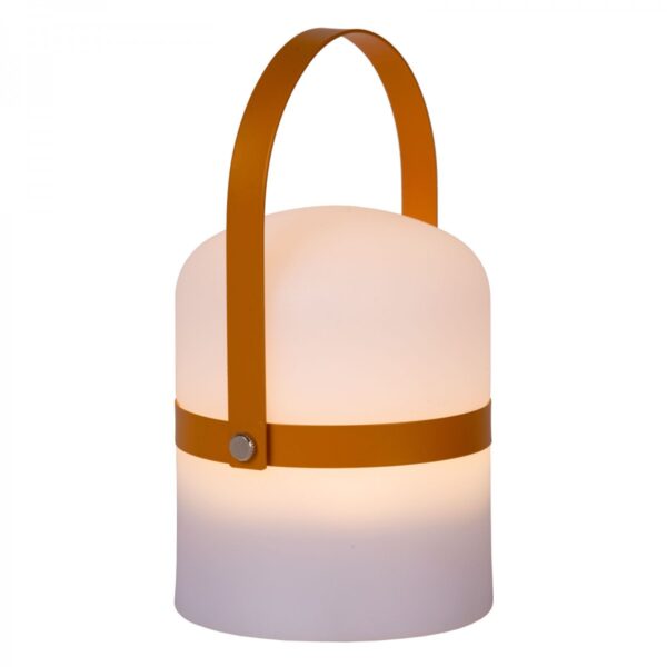 Lucide 06802/01/43 LED stolní lampička | Teplá bílá | Bílá | Hnědá | 0,3W