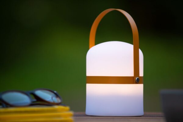 Lucide 06802/01/43 LED stolní lampička | Teplá bílá | Bílá | Hnědá | 0,3W
