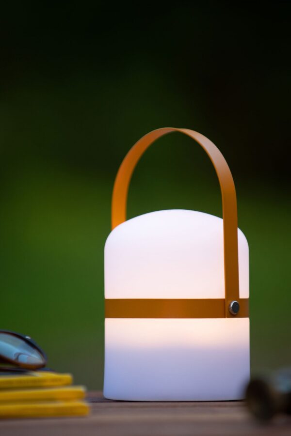 Lucide 06802/01/43 LED stolní lampička | Teplá bílá | Bílá | Hnědá | 0,3W