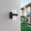 Trio R24266232 Limeira LED Nástěnné venkovní světlo | Teplá bílá | 3,5W | Černá