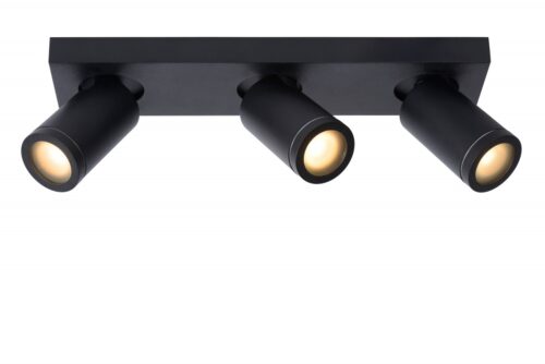 Lucide 09930/15/30 LED bodové svítidlo | Teplá bílá | 3x5W | Černá