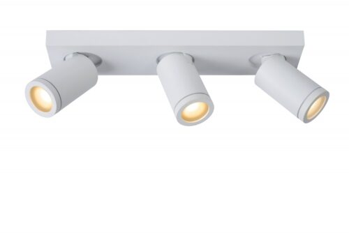 Lucide 09930/15/31 LED bodové svítidlo | Teplá bílá | 3x5W | Bílá