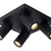 Lucide 09930/20/30 LED bodové svítidlo | Teplá bílá | 4x5W | Černá