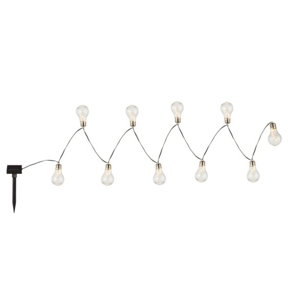 Globo 33708-10 LED venkovní svítidlo | Teplá bílá | Šedá | 10x0,3W