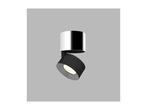 LED2 11508353 Klip On LED bodové svítidlo | Teplá bílá | Černá | Chrom | Kov | 11W