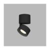 LED2 11508333 Klip On LED bodové svítidlo | Teplá bílá | Černá | 11W