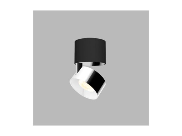 LED2 11508335 Klip On LED bodové svítidlo | Teplá bílá | Černá | Chrom | Kov | 11W