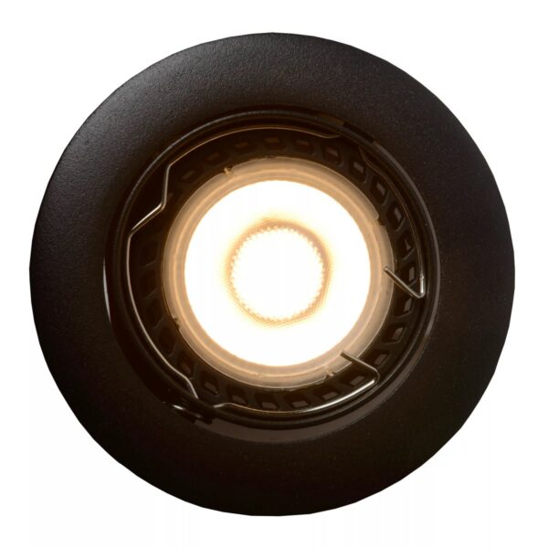 Lucide 11001/15/30 Focus LED žárovka GU10 | Teplá bílá | Černá | 3x5W