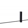 Lucide 12200/90/30 Segin LED nástěnní svítidlo | Teplá bílá | 10W | Černá